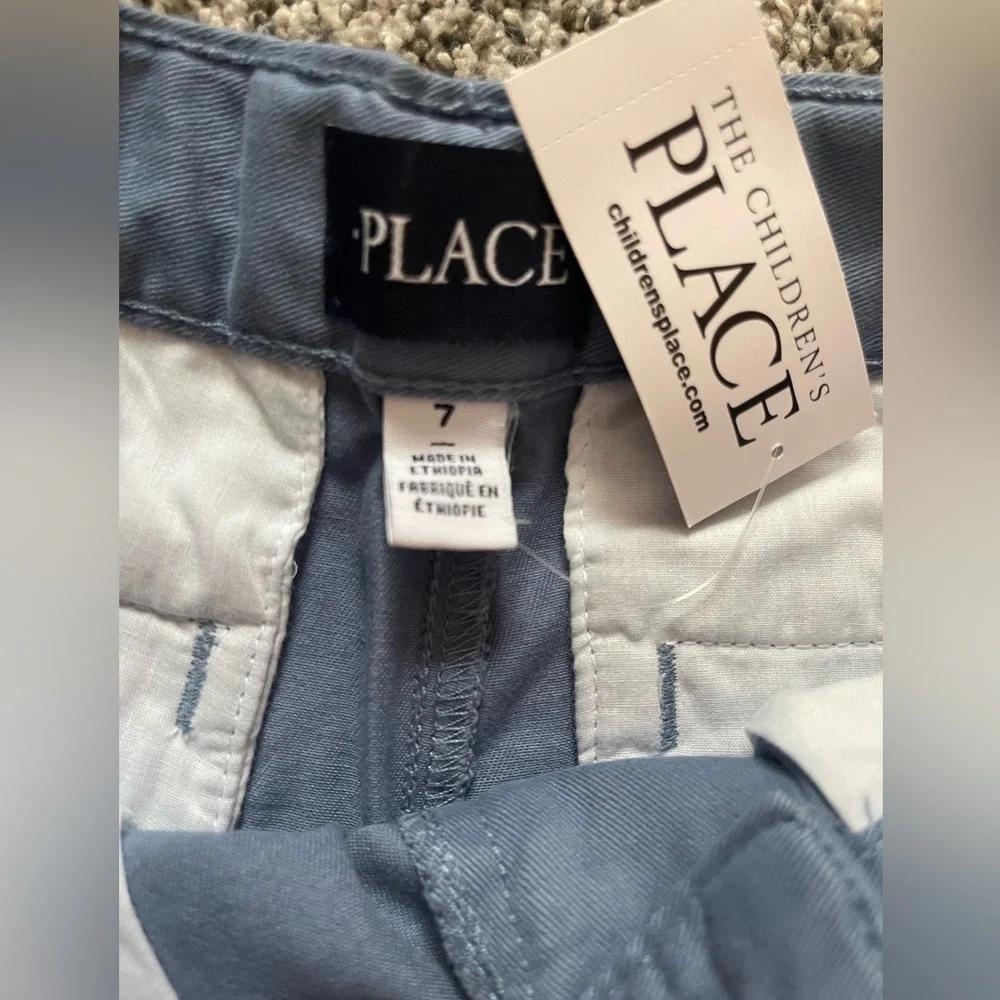 NWT TCP Boys Twill Shorts with belt‎ Size 7
